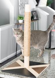 Ultimate diy cat tree.this video is about how i made a cat tree for our cat callie. Modern Diy Cat Scratcher Post Pretty Handy Girl