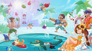 Pool Party By Inkinesss On Deviantart League Of Legends Lol League Of Legends Pool Party
