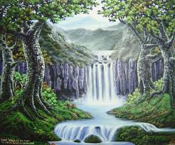 Sekitar 15 kali lebih tinggi dari air terjun niagara dengan tinggi 3.212 kaki, angel adalah salah satu air terjun tertinggi di dunia. Gambar Lukisan Pemandangan Yahoo Image Search Results Pemandangan Air Terjun Dan Gambar