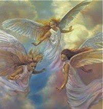 Creating Abundance And Prosperity With The Angels Luna S Grimoire Angel Flying Angel Pictures Angel