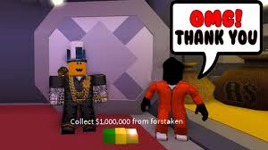 How to get 1000000 cash in roblox jailbreak with no game passes. Giving Players 1 Million Dollars Roblox Jailbreak Youtube