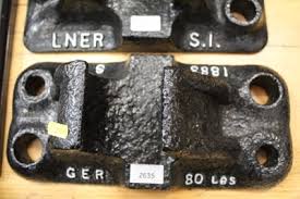 Great Eastern Railway rail chair 1888, LNER