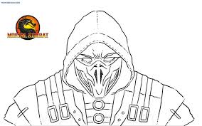 Learn about famous firsts in october with these free october printables. Mortal Kombat Coloring Pages 110 Printable Coloring Pages