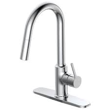 Moen 5923 align 1 5 gpm single hole pull down kitchen faucet with spot. Seasons Westwind Pull Down Kitchen Faucet 1 8 Gpm Chrome Plated Hd Supply