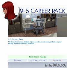 Sims 4 cc career modsshow all. Midnitetech S Simblr 9 5 Career Pack This Is A Redo Of My Old Career