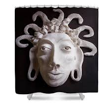 Mask The Aztec Metal Print by Joan Stratton