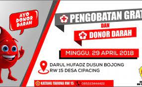 Satuan acara pendidikan untuk siswa sma di kota malang.deskripsi lengkap. Poster Donor Darah Cdr Sketsa