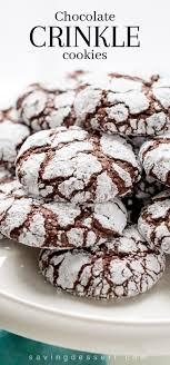 Chocolate Crinkle Cookies Recipe Chocolate Crinkle Cookies Chocolate Crinkles Crinkle Cookies