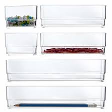 The fee for measuring is $50 for unlimited spaces due at time of service. Stori Clear Plastic Vanity And Desk Drawer Organizers 6 Piece Set Walmart Com Walmart Com
