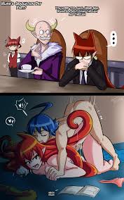 azazel ameri, opera (iruma-kun), sullivan, suzuki iruma, mairimashita!  iruma-kun, highres, 1girl, breasts, cum, doggystyle, long hair, nipples,  nude, red hair, sex, sex from behind - Image View - | Gelbooru - Anime