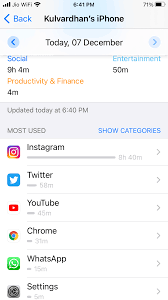 Instagram Screen Time Glitch - Apple Community