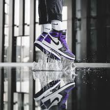 Air Jordan 1 Retro High Og Court Purple In 2020 Sneakers Men Fashion Nike Shoes Jordans Air Jordans