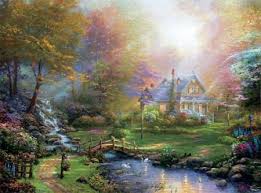 Experience the tranquility and beauty of thomas kinkade paintings with this disney jigsaw puzzle. Toys Hobbies Jigsaw Thomas Kinkade Jigsaw Puzzles 1000 Pieces London