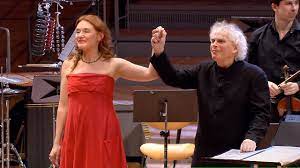 Wir gratulieren magdalena kožena und simon rattle zur geburt ihrer ersten. Ravel Soupir Kozena Rattle Orchestra Academy Of The Berliner Philharmoniker Youtube