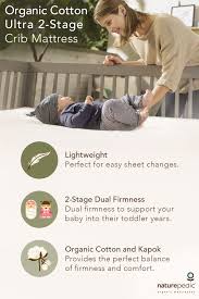 When Choosing A Bed For Your Little One Consider An Option That Is Practical For Both Infancy A Organic Crib Mattress Organic Kids Products Baby Crib Mattress