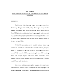 Check spelling or type a new query. Doc Advokasi Kebijakan Undang Undang Kesehatan Jiwa Karina Intan Academia Edu