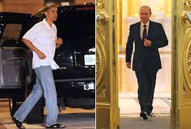 Russian documentary reveals rare footage of president putin on vacations to siberia and kamchatka, where he indulges in river fishing and even comes across wild bears. Gq Endorses Obama S Mom Jeans Diplomacy Palin And Putin S Bear Wrestling Chic Not So Much Gq
