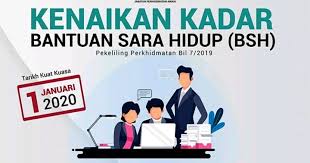 .negeri sarawak bilangan 7 tahun 2019 : Kenaikan Kadar Bantuan Sara Hidup Cola 2020