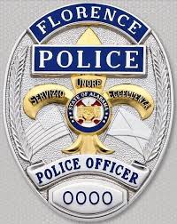 Us State Of Alabama City Of Florence Police Department Badge Badge Custom Badges Police Badge