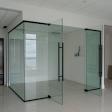 OFFICE GLASS PARTITION DOOR FIXING PRICE