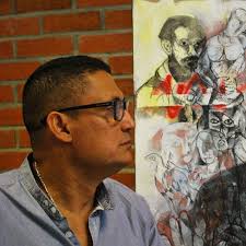 La Bestia indomable xV by Felipe Alarcón (2017) : Drawing Charcoal, Felt