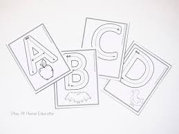 Knowing his numbers and letters was a shaky skill at best. Free Alphabet Letter Formation Cards Stay At Home Educator