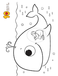 The coloring page features jonah inside the belly of the whale (big fish? Pin On Bible Activities For Kids