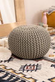 Check spelling or type a new query. Knitted Round Pouffe Greicy Sklum
