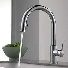 4.7 out of 5 stars. Delta Trinsic Arctic Stainless 1 Handle Deck Mount Pull Down Handle Kitchen Faucet Lowes Com Kitchen Faucet Single Handle Kitchen Faucet Kitchen Faucet Reviews