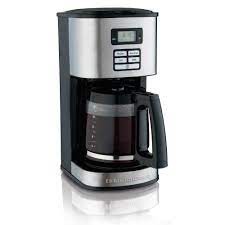 Hamilton beach coffee maker is always hot. Hamilton Beach 12 Cup Black Programmable Coffee Maker With Automatic Shut Off Febze Coffee Shop