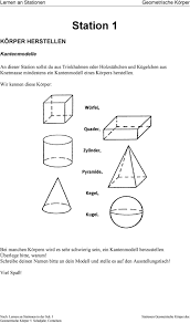 1000 tafel geometrie ausdrucken# : Stationen Geometrische Korper Doc Station 1 Pdf Free Download