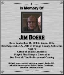 Jim Boeke Star Trek Actors Star Trek Movies Star Trek Images