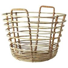 Snidad Korb Rattan 54x39 Cm Ikea Deutschland Wicker Baskets Storage Basket Rattan