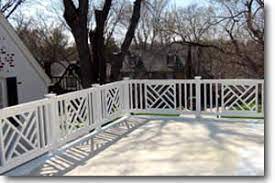 Chippendale fret work is difficult to layout, challenging to cut, and confusing to assemble. Vinyl Fence Wholesale Vinyl Porch Railing Designs Balcony Railing Design Deck Designs Backyard