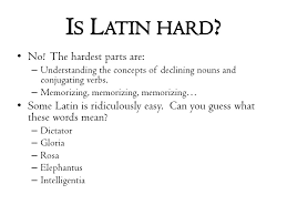 The question is not so easily answered! Latin I Lesson 01