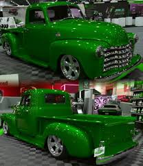 Image result for Chrome Green 1948 Truck