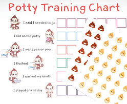 potty training sticker chart reward monkey design for