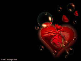 Cute red heart black background. 46 Red And Black Heart Wallpaper On Wallpapersafari