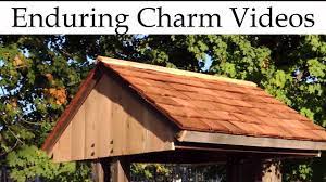 The barrel sauna concept is the ideal outdoor sauna. Cedar Shingle Roof For A Wellhouse Youtube