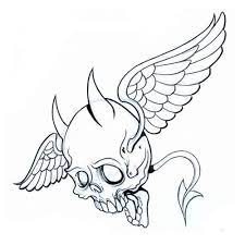 New users enjoy 60% off. Cute Flying Devil Skull Tattoo Design Tattooimages Biz