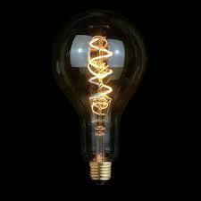 Like 15 inches in length and about 5 inches in diameter big. E27 Oversize Vintage Looking Clear Globe Edison Bulb Large Pendants Light With Shade