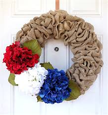 This blog post contains affiliate links for products or services next measure the size of patriotic ribbon you will need to wrap around each napkin ring. Patriotic Decorations How To Make A Burlap Wreath