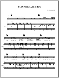 Coin operated boy sitting on the shelf he is just a toy but i turn him on and he comes to life automatic joy that is why i want a coin operated boy made of p. The Dresden Dolls Coin Operated Boy Sheet Music Pdf Notes Chords Punk Score Piano Vocal Guitar Right Hand Melody Download Printable Sku 69024