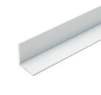 3/4" x 3/4" x 3/64" Aluminum Angle Bright White Powder Coat Finish 47 7/8"