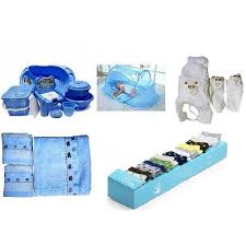 Unikatowe, personalizowane i ręcznie robione przedmioty z kąpiel i pielęgnacja naszych sklepów. Baby Bath Set Bed Net Bath Towel Socks And Cap Blue Konga Online Shopping