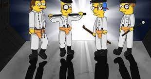 The Clockwork Simpson Simpsons Art Clockwork Orange The Simpsons