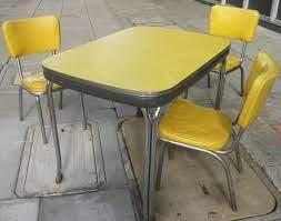 Retro retreat free blast into the past in homeaway. Kitschy Yellow Vintage Kitchen Follow My Blog At Http Cdiannezweig Blogspot Com And Visit M Yellow Kitchen Tables Vintage Kitchen Table Vintage Dining Room