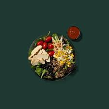 This is part of our comprehensive database of 40,000 foods including foods from hundreds of popular restaurants and thousands of brands. Starbucks Chicken Quinoa Protein Bowl Nutrition Facts