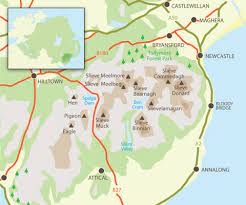 The mourne mountains, usually just referred to as the mournes, are the highest peaks of northern ireland. Mourne Mountains Walkni