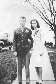 A portrait of a very human yeager, a man who was not only passionate and immensely knowledgeable about flying but also an individual who worked hard and overcame significant obstacles to reach his goal. Glennis And Chuck Yeager On Their Wedding Day 1945 Fighter Pilot Airplane Fighter Vintage Aviation Wedding